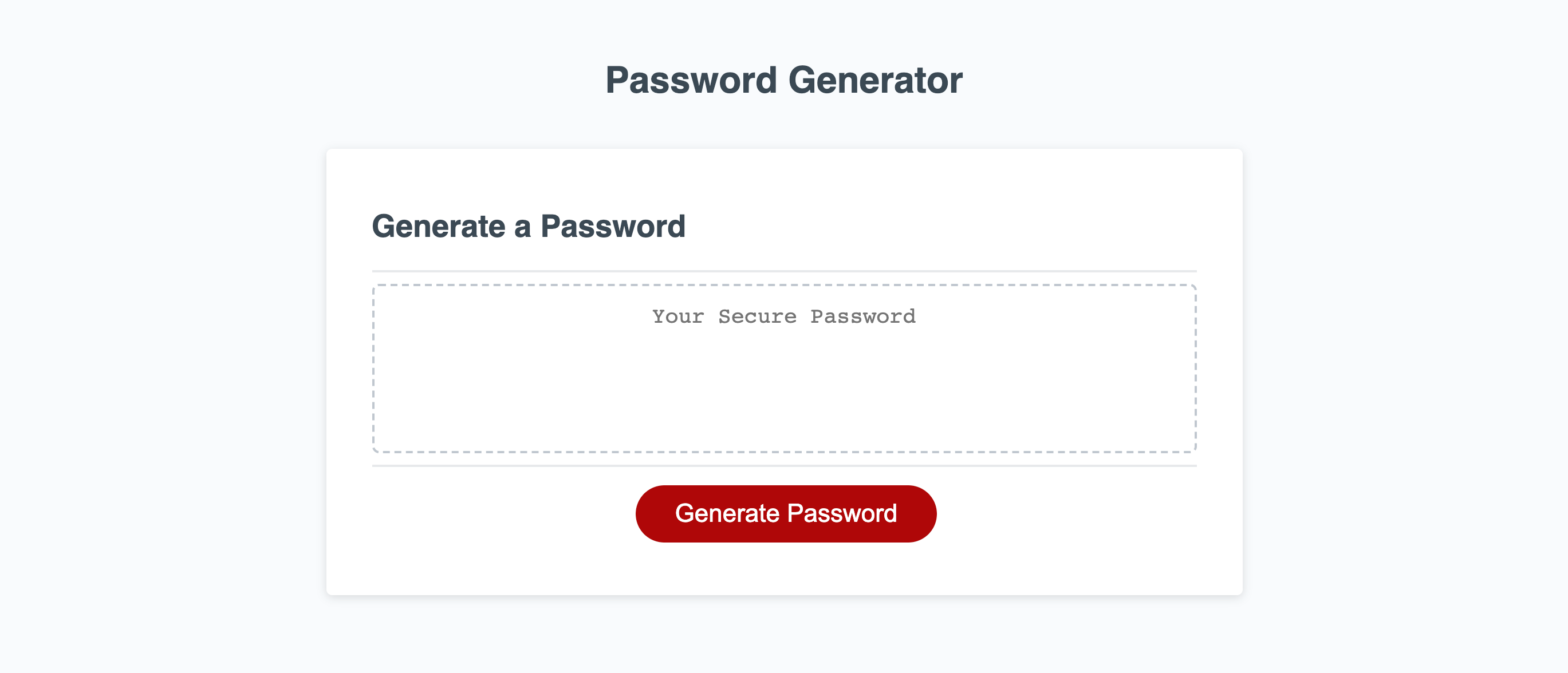 Password-Generator-Screenshot